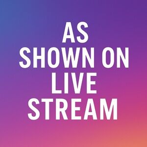 As‎ shown in livestream show.